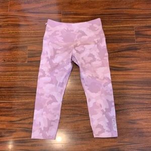 Lorna Jane pink camo leggings